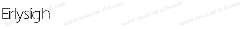 Eirlys light字体转换